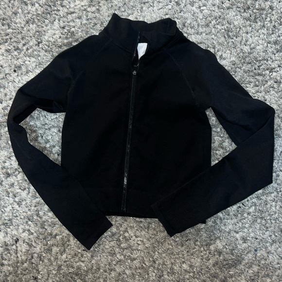 Fabletics Ribbed  Zip Up Jacket - Picture 1 of 1